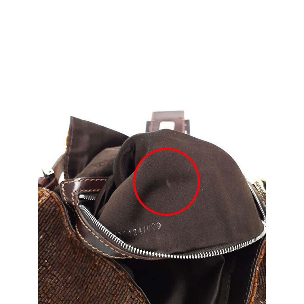 Fendi Bag Bucket Beaded Semi Shoulder Mamma - Picture 4 of 9